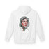 Palestine Woman Art Hoodie Unisex - Keffiyeh Scarf Dual-Sided Graphic Pullover